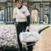 BORSONE EMPEROR CON MOTIVO MONEY IN COLORE POWDER