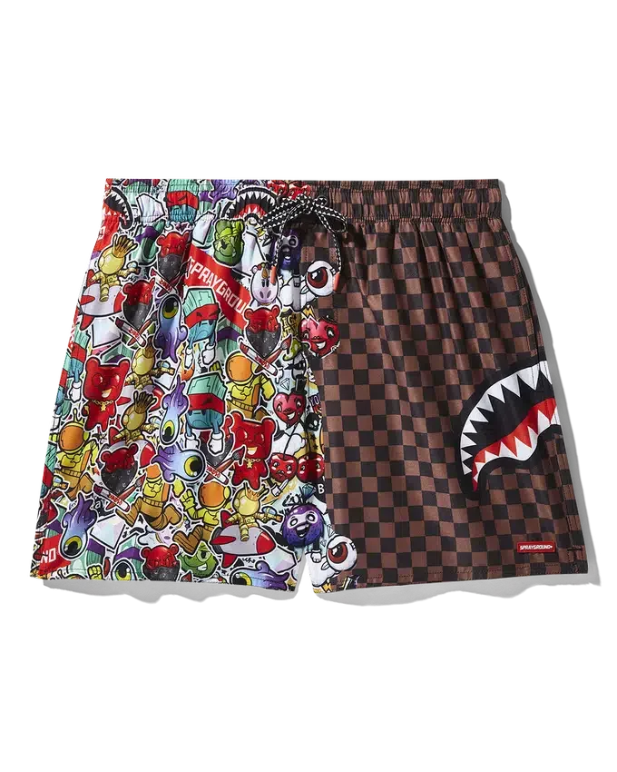 COSTUME DA BAGNO STICKER CREW