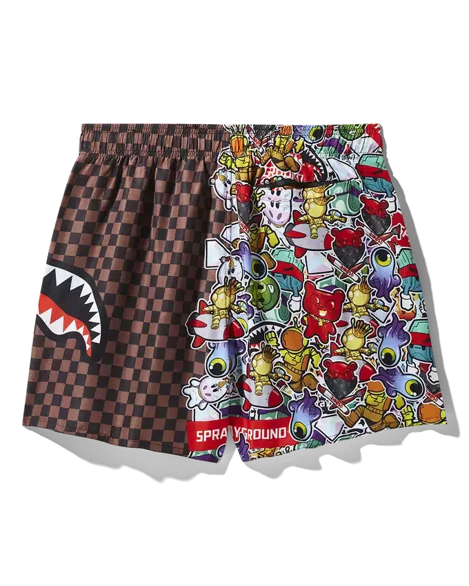 COSTUME DA BAGNO STICKER CREW