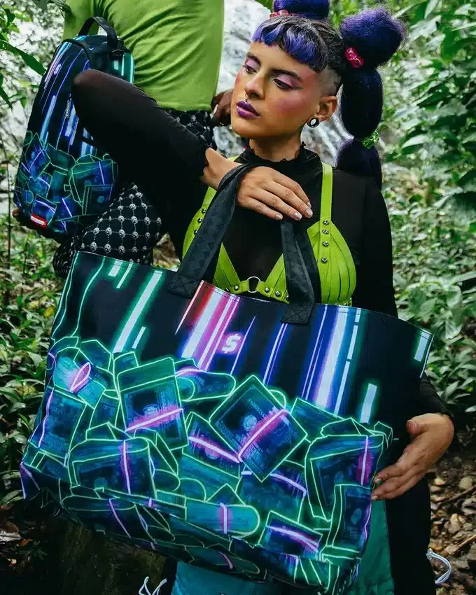 CRYPTO STACKS Borse Tote