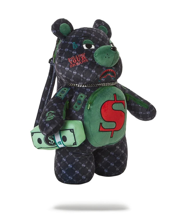 DINERO MONEYBEAR Zaino a forma di orsacchiotto