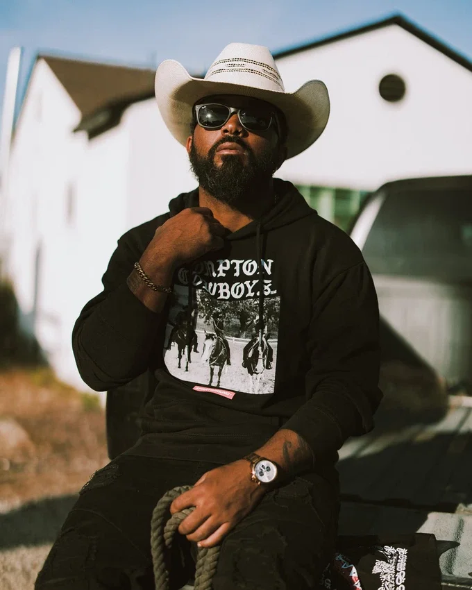 FELPA CON CAPPUCCIO COMPTON COWBOYS CITY RIDERS