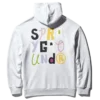 FELPA CON CAPPUCCIO E SQUALO SPONGEBOB (GRIGIO CHIARO)