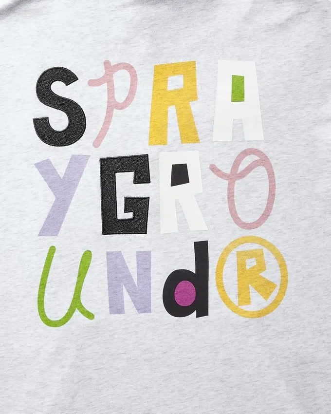 FELPA CON CAPPUCCIO E SQUALO SPONGEBOB (GRIGIO CHIARO)