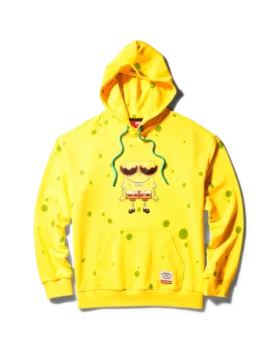 FELPA CON CAPPUCCIO SPONGEBOB SPONGE (GIALLO)