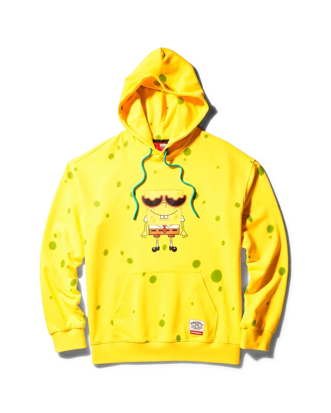 FELPA CON CAPPUCCIO SPONGEBOB SPONGE (GIALLO)