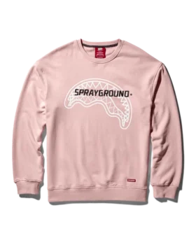 FELPA CON COLLO A GOLLO DI SPRAYGROUND (ROSA)