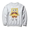 FELPA CON COLLO A GOLLO SPRAYGROUND (GRIGIO CHIARO)