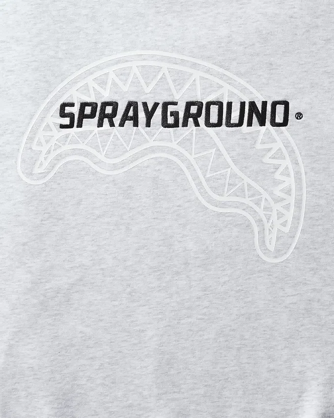 FELPA CON COLLO A GOLLO SPRAYGROUND (GRIGIO CHIARO)