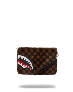 FURRR SHARKS IN PARIS CROSSOVER CLUTCH