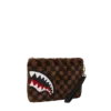 FURRR SHARKS IN PARIS CROSSOVER CLUTCH