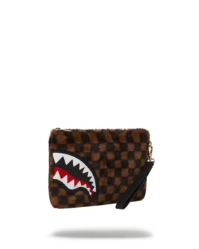 FURRR SHARKS IN PARIS CROSSOVER CLUTCH