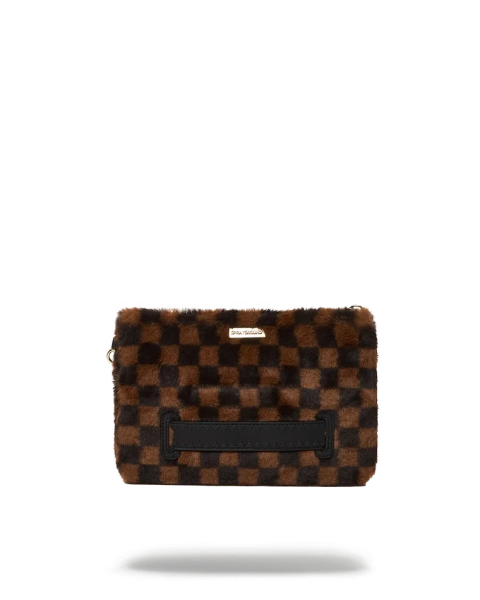 FURRR SHARKS IN PARIS CROSSOVER CLUTCH