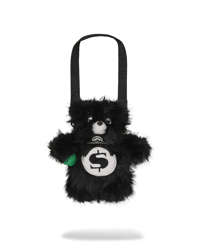 FURZILLA SHARK (NIGHT) BEAR CUB Borsa A Tracolla