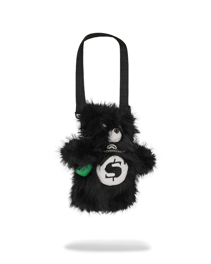 FURZILLA SHARK (NIGHT) BEAR CUB Borsa A Tracolla
