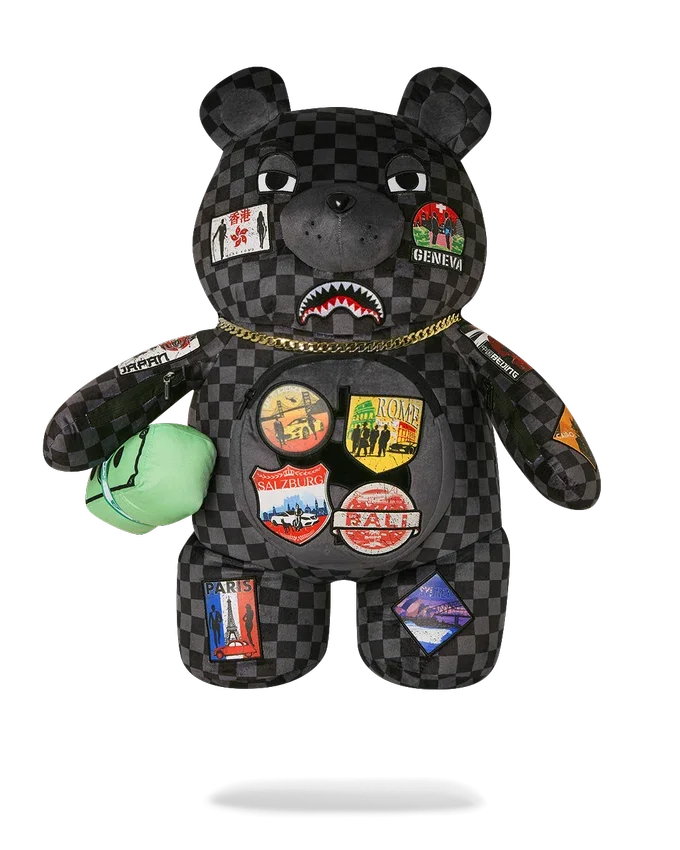 GLOBAL MOGUL UNLIMITED MILES MONEYBEAR Zaino a forma di orsacchiotto