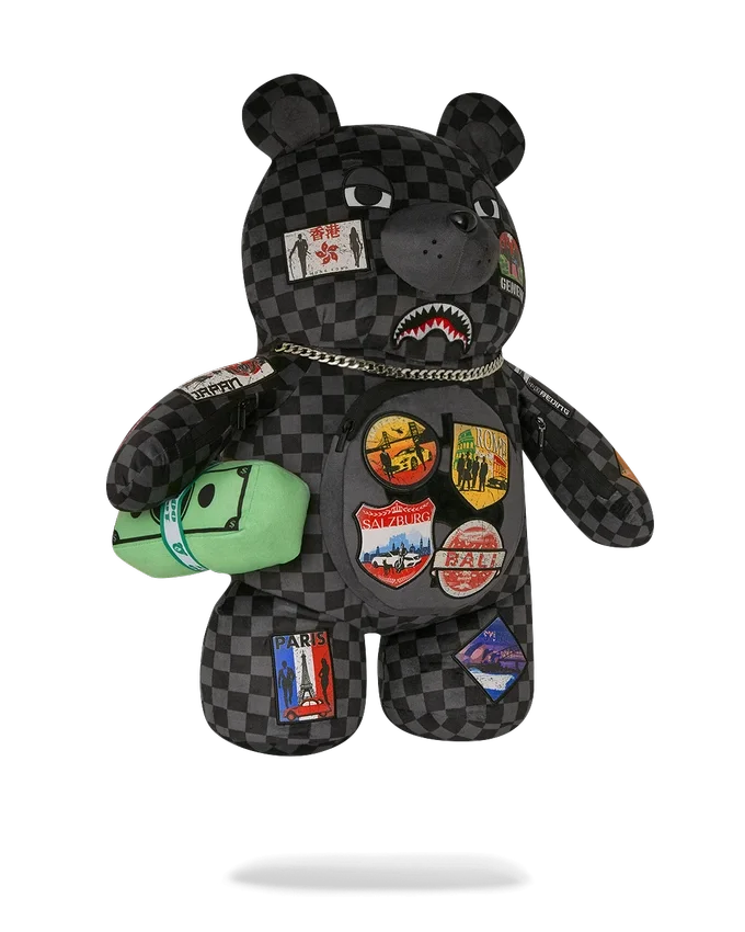 GLOBAL MOGUL UNLIMITED MILES MONEYBEAR Zaino a forma di orsacchiotto