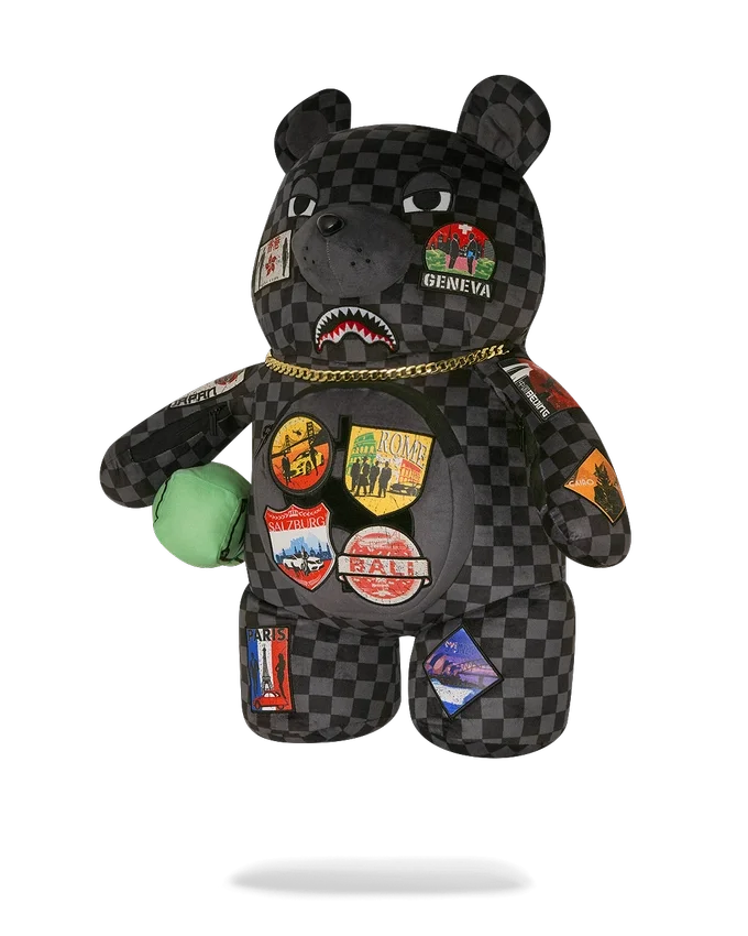 GLOBAL MOGUL UNLIMITED MILES MONEYBEAR Zaino a forma di orsacchiotto