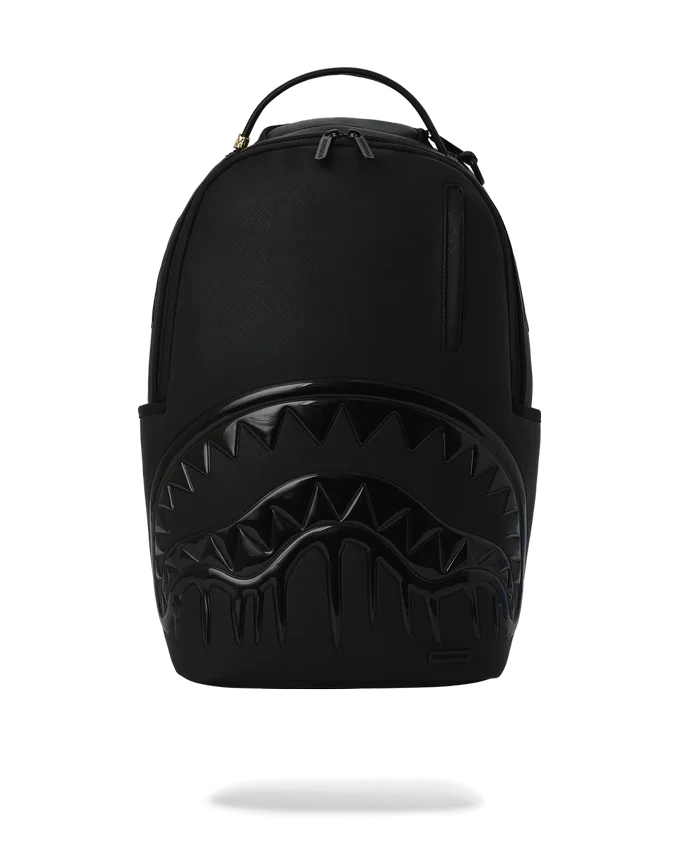 GLOSSY BOSSY - Zaino nero metallizzato