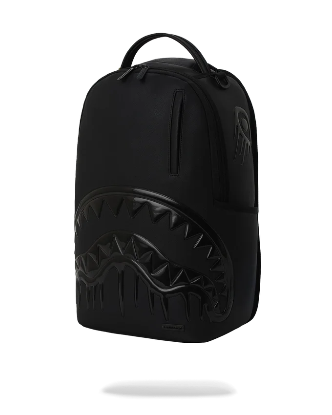 GLOSSY BOSSY - Zaino nero metallizzato