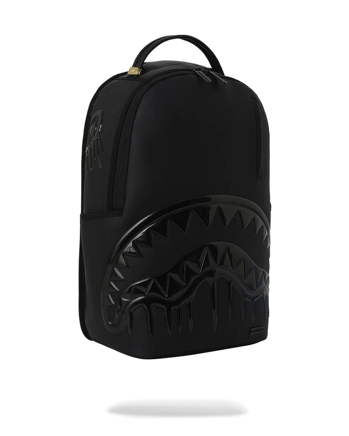 GLOSSY BOSSY - Zaino nero metallizzato