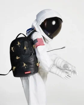 LO Zaino “LOST IN SPACE” (10 ASTRONAUTI IN METALLO DORATO 3D)