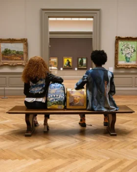 LO ZAINO MET VAN GOGH “CAMPO DI GRANO CON CIPRESSI”