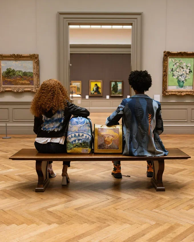 LO ZAINO MET VAN GOGH “CAMPO DI GRANO CON CIPRESSI”
