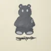 MAGLIETTA A MANICHE CORTE CON STAMPA "MONEY BEAR" (ALBICOCCA)