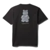 MAGLIETTA A MANICHE CORTE CON STAMPA MONEY BEAR (NERA)