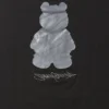 MAGLIETTA A MANICHE CORTE CON STAMPA MONEY BEAR (NERA)