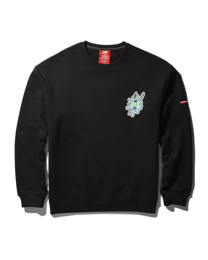 MAGLIONE CON CAPPUCCIO SPONGEBOB SPLAT (NERO)