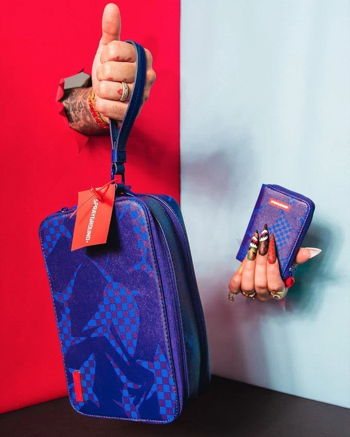 NEGOZIO DA BEAUTY CASE SHARK CHECK (BLU)