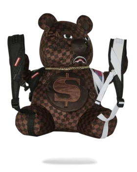 ORSO CHE INDOSSA LO ZAINO COME ZAINO