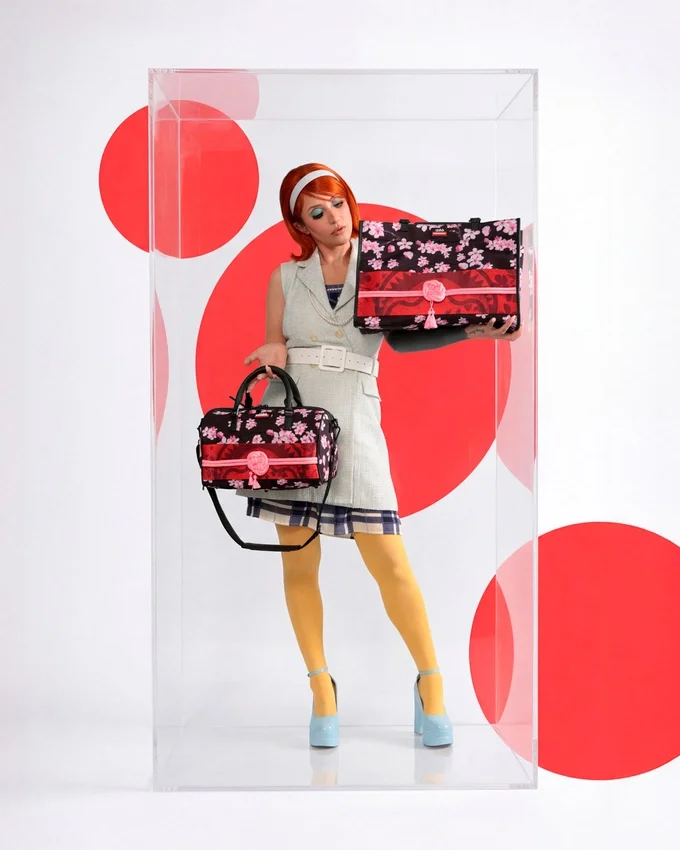 OUKA KENRAN HAYUMI HOKAZANO COLLABORAZIONE UFFICIALE BORSA TORTUGA TOTE