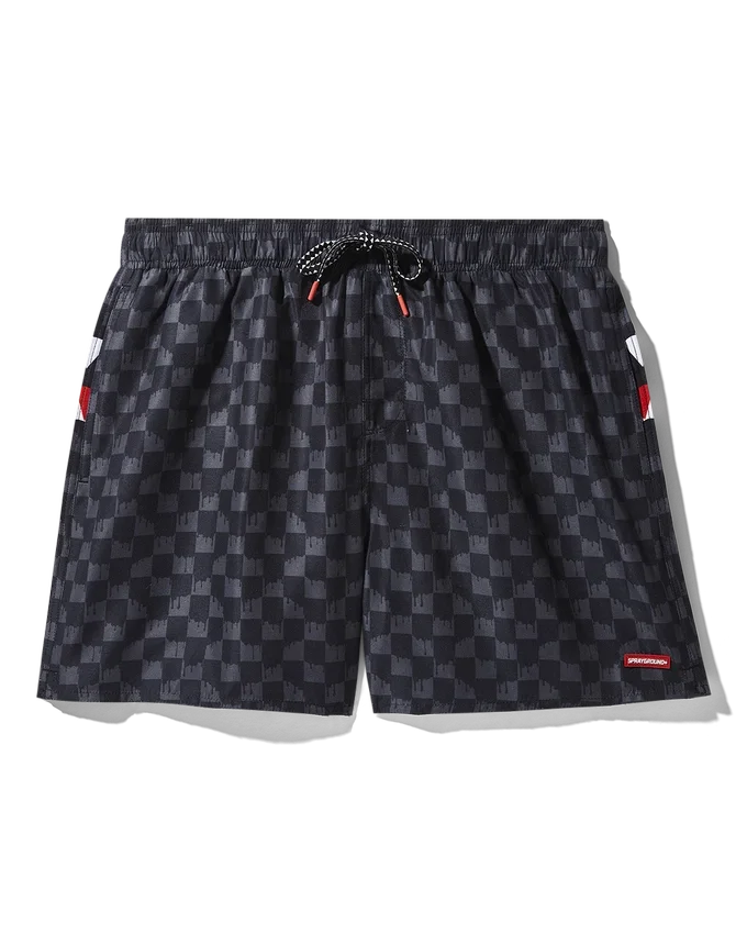 PANTALONCINI DA BAGNO DRIP CHECK