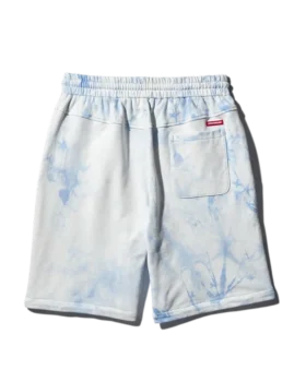 PANTALONCINI IN MAGLIA TIE-DYE (BLU)