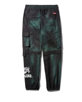 PANTALONI JOGGER CARGO TIE-DYE STILE MILITARE