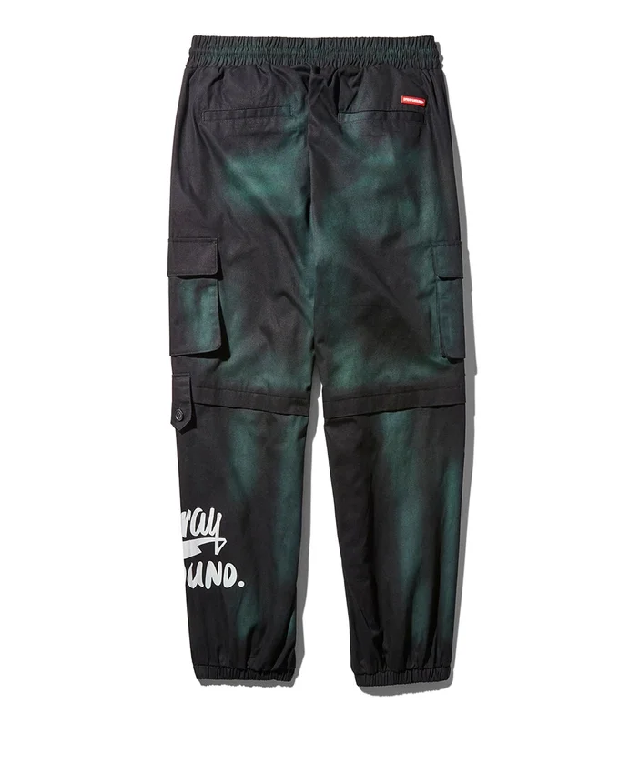 PANTALONI JOGGER CARGO TIE-DYE STILE MILITARE