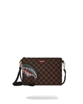 Pochette crossover con effetto lenticolare e tracolla