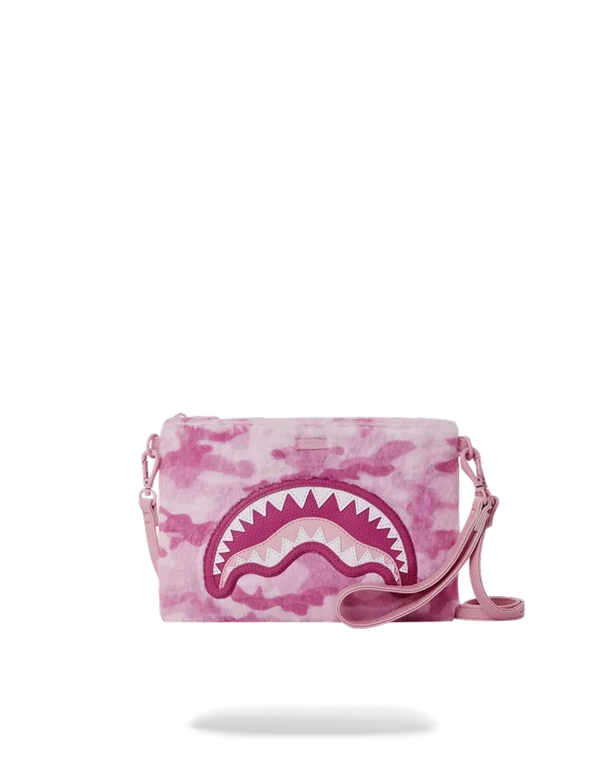 POUCHETTE CROSSOVER FURRROCIOUS IN ROSA