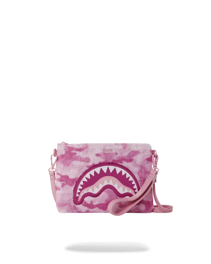 POUCHETTE CROSSOVER FURRROCIOUS IN ROSA