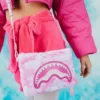 POUCHETTE CROSSOVER FURRROCIOUS IN ROSA