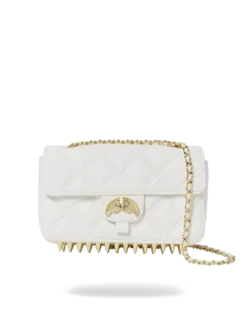 RIVIERA LE BLANC Borsa A Mano con Catena d'Oro a Forma di Shark