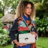 RIVIERA LE BLANC Borsa A Mano con Catena d'Oro a Forma di Shark