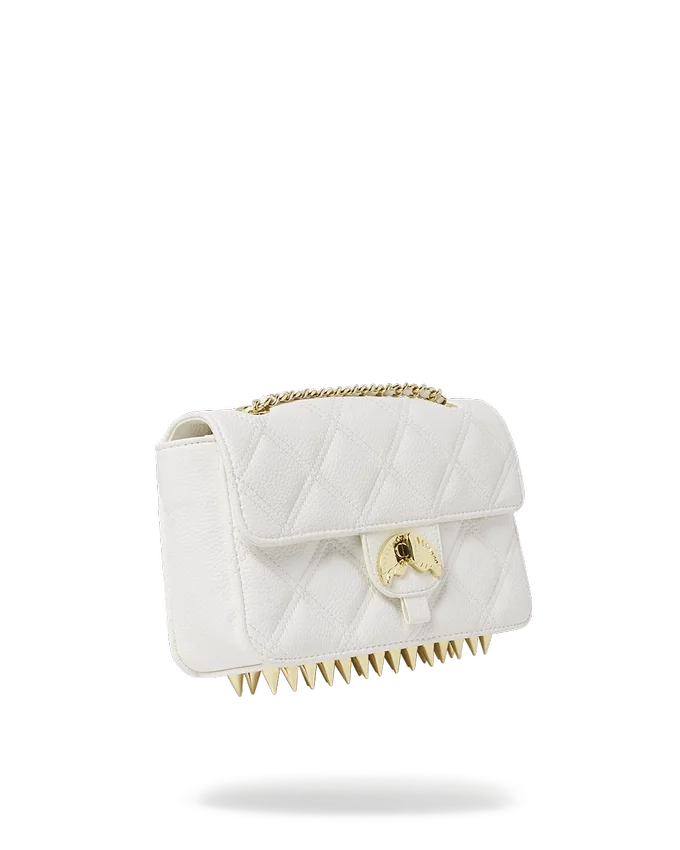 RIVIERA LE BLANC Borsa A Mano con Catena d'Oro a Forma di Shark