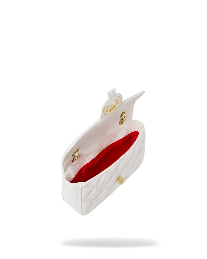 RIVIERA LE BLANC Borsa A Mano con Catena d'Oro a Forma di Shark