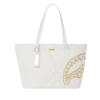 RIVIERA LE BLANC Borsa Tote con catena d'oro a motivo Shark