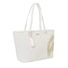 RIVIERA LE BLANC Borsa Tote con catena d'oro a motivo Shark