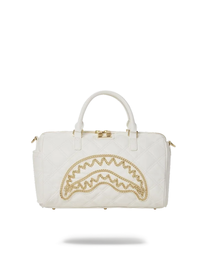 RIVIERA LE BLANC MINI Borsoni A FORMA DI SQUALO CON CATENA D'ORO